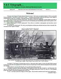Virginia & Truckee Historical Society newsletter, V&T Telegraph,  Issue 1, Spring 2010