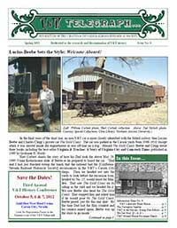 Virginia & Truckee Railroad Historical Society newsletter, V&T Telegraph, Issue 9, Spring 2012
